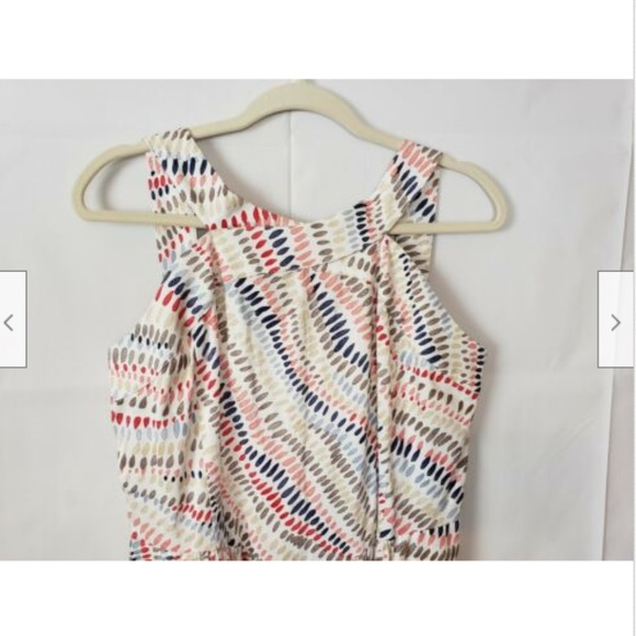 Zoda Mock Neck Colorful Fit & Flare Dress - Picture 2 of 5